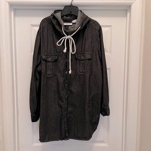 Ladies Long Jean Jacket